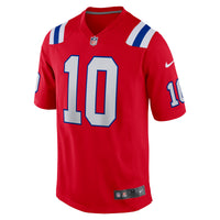 Drake Maye New England Patriots Football Jersey, Red Game Sportswear Jersey Shirt, Lightweight Breathable Athletic Jersey, Casual Gift for Men