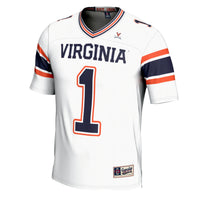 Virginia Cavaliers Football Jersey, White Sportswear Jersey Shirt, Lightweight Breathable Athletic Jersey, Casual Gift for Men, Style 200665383