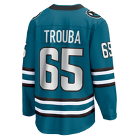 Jacob Trouba San Jose Sharks Hockey Jersey, Teal Breakaway Home Sportswear Jersey Shirt, Long Sleeve Hockey Sweater Jersey, Casual Gift for Men