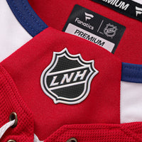 Lane Hutson Montreal Canadiens Hockey Jersey, Red Premium Home Sportswear Jersey Shirt, Long Sleeve Hockey Sweater Jersey, Casual Gift for Men