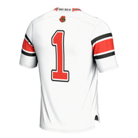 Cornell Big Red Football Jersey, White Sportswear Jersey Shirt, Lightweight Breathable Athletic Jersey, Casual Gift for Men