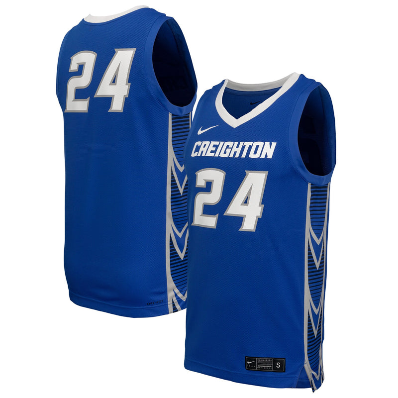 Creighton Bluejays Basketball Jersey, Royal Replica Sportswear Jersey Shirt, Sleeveless Athletic Tank Jersey, Casual Gift for Men