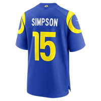 Ty Simpson Los Angeles Rams Football Jersey, Royal Game Sportswear Jersey Shirt, Lightweight Breathable Athletic Jersey, Casual Gift for Men