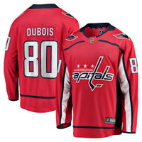Pierre-Luc Dubois Washington Capitals Hockey Jersey, Red Sportswear Jersey Shirt, Long Sleeve Hockey Sweater Jersey, Casual Gift for Men