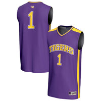 LSU Tigers Basketball Jersey, Purple Fashion Sportswear Jersey Shirt, Sleeveless Athletic Tank Jersey, Casual Gift for Men, Style 202342851