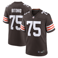 Joel Bitonio Cleveland Browns Football Jersey, Brown Game Sportswear Jersey Shirt, Lightweight Breathable Athletic Jersey, Casual Gift for Men