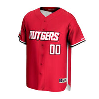 Rutgers Scarlet Knights Baseball Jersey, Sportswear Jersey Shirt, Lightweight Breathable Athletic Jersey, Casual Gift for Men, Style 202980065