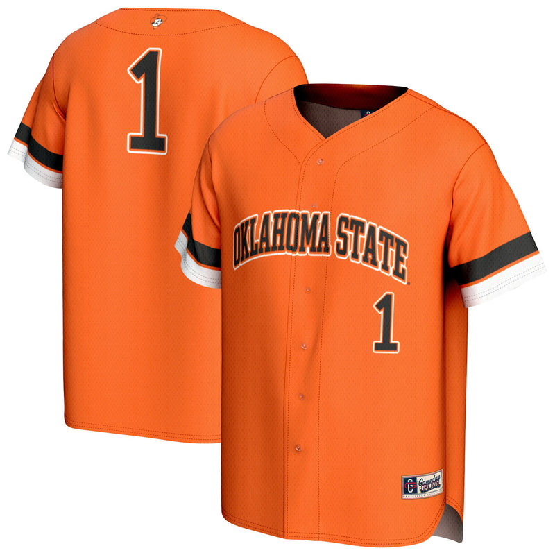 Oklahoma State Cowboys Baseball Jersey, Sportswear Jersey Shirt, Lightweight Breathable Athletic Jersey, Casual Gift for Men, Style 202415300
