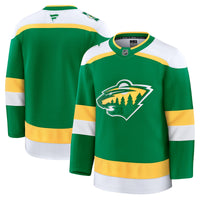 Minnesota Wild Hockey Jersey, Green Premium Sportswear Jersey Shirt, Long Sleeve Hockey Sweater Jersey, Casual Gift for Men, Style 202015699