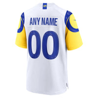 Los Angeles Rams Football Jersey, White Game Sportswear Jersey Shirt, Lightweight Breathable Athletic Jersey, Casual Gift for Men