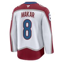 Cale Makar Colorado Avalanche Hockey Jersey, White Premium Away Sportswear Jersey Shirt, Long Sleeve Hockey Sweater Jersey, Casual Gift for Men