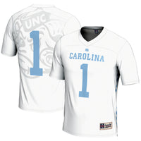 North Carolina Tar Heels Lacrosse Jersey, White Lightweight Sportswear Jersey Shirt, Lightweight Breathable Athletic Jersey, Casual Gift for Men