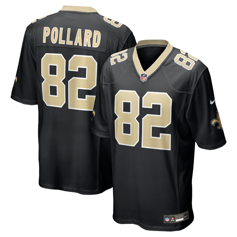 Bob Pollard New Orleans Saints Football Jersey, Black Game Sportswear Jersey Shirt, Lightweight Breathable Athletic Jersey, Casual Gift for Men