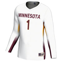 Minnesota Golden Gophers Volleyball Jersey, White Sportswear Jersey Shirt, Lightweight Breathable Athletic Jersey, Casual Gift for Men