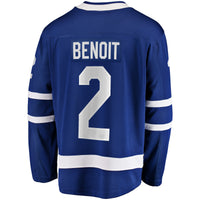 Simon Benoit Toronto Maple Leafs Hockey Jersey, Blue Breakaway Sportswear Jersey Shirt, Long Sleeve Hockey Sweater Jersey, Casual Gift for Men