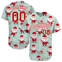 Custom Baseball Jersey, Green Red White Sportswear Jersey Shirt, Athletic Sportswear Jersey, Casual Gift for Men