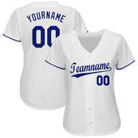 Custom Baseball Jersey, White Sportswear Jersey Shirt, Athletic Button Down Moisture Wicking Jersey, Casual Gift for Men, Style KansasC0051