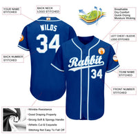 Custom Baseball Jersey, Royal Sportswear Jersey Shirt, Athletic Button Down Moisture Wicking Jersey, Casual Gift for Men, Style KansasC0073