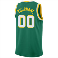 Custom Basketball Jersey, Kelly Green Sportswear Jersey Shirt, Athletic Mesh Moisture Wicking Jersey, Casual Gift for Men, Style KellyGreen0045