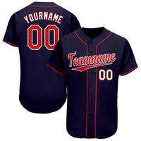 Custom Baseball Jersey, Navy Sportswear Jersey Shirt, Athletic Button Down Moisture Wicking Jersey, Casual Gift for Men, Style MinnesotaP0139