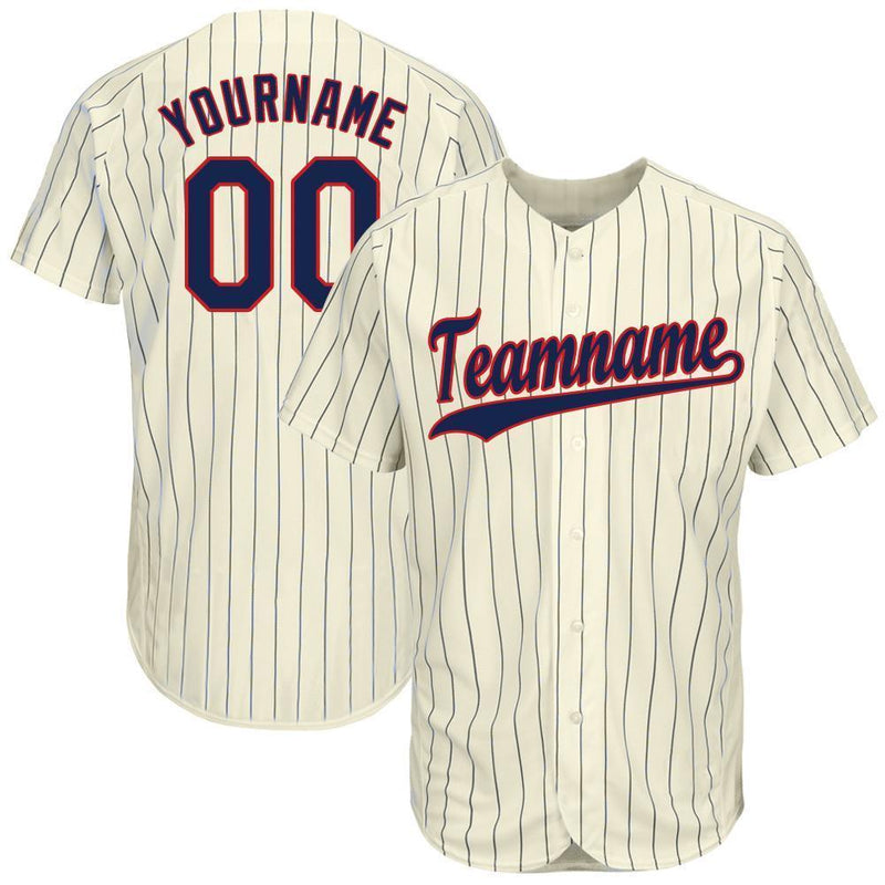 Custom Baseball Jersey, Cream Sportswear Jersey Shirt, Athletic Button Down Moisture Wicking Jersey, Casual Gift for Men, Style MinnesotaP0151