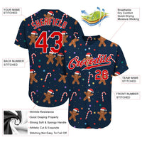 Custom Baseball Jersey, Navy Red Sportswear Jersey Shirt, Athletic Button Down Moisture Wicking Jersey, Casual Gift for Men, Style Navy0274