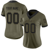 Custom Football Jersey, Black Old Gold Sportswear Jersey Shirt, Athletic Mesh Moisture Wicking Jersey, Casual Gift for Men, Style Olive0060
