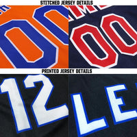 Custom Baseball Jersey, Navy Sportswear Jersey Shirt, Athletic Button Down Moisture Wicking Jersey, Casual Gift for Men, Style SandiegoM0031
