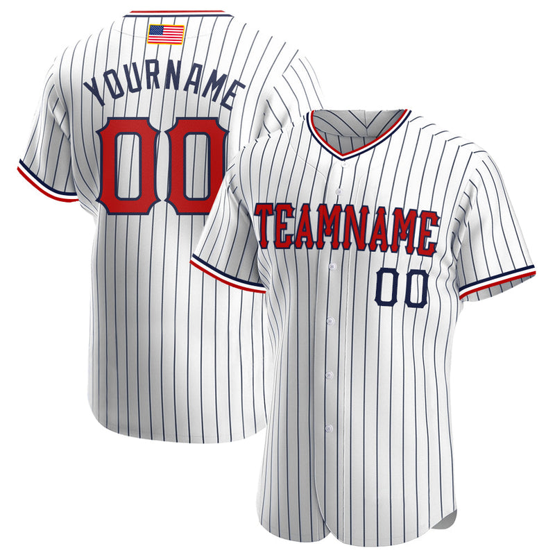Custom Baseball Jersey, White Navy Sportswear Jersey Shirt, Athletic Button Down Moisture Wicking Jersey, Casual Gift for Men, Style White0351