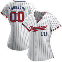 Custom Baseball Jersey, White Navy Sportswear Jersey Shirt, Athletic Button Down Moisture Wicking Jersey, Casual Gift for Men, Style White0407